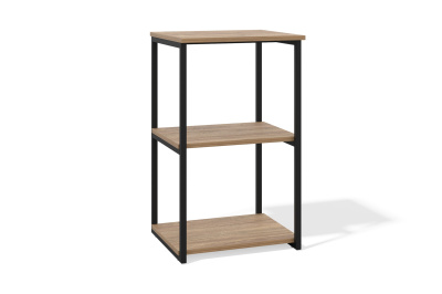 Этажерка (дуб канзас, черный муар)