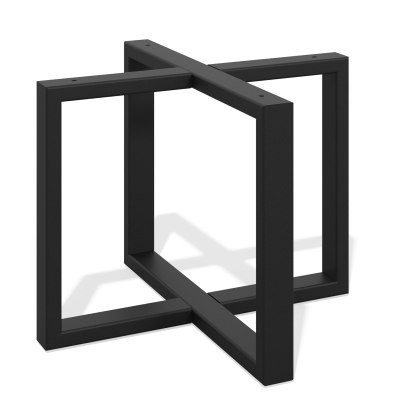 Подстолье (Журнальный столик круглый металлический на четырёх ножках Копенгаген) (черный муар)