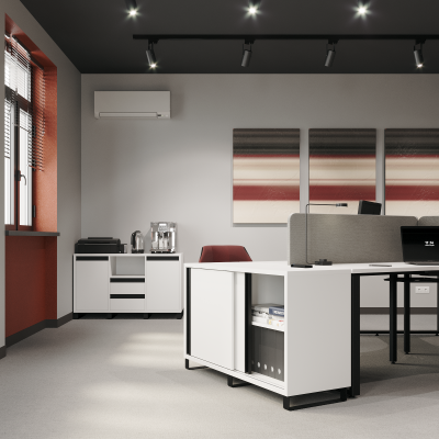 Тумба низкая 450x1230x750 (раздвижные двери)