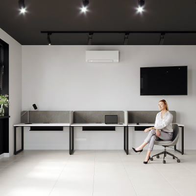 Бенч система на 3 места в один ряд О-образное подстолье