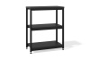 Стеллаж средний (черный графит, черный муар)