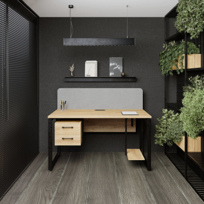 Стол офисный модульный О-образное подстолье