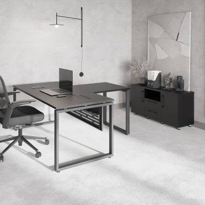 Экран для ног офисный (Панель металл)