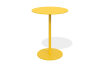 Стол металлический круглый (желтый муар, 500x500x600)
