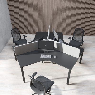 Бенч-система Лепестки П-образное подстолье